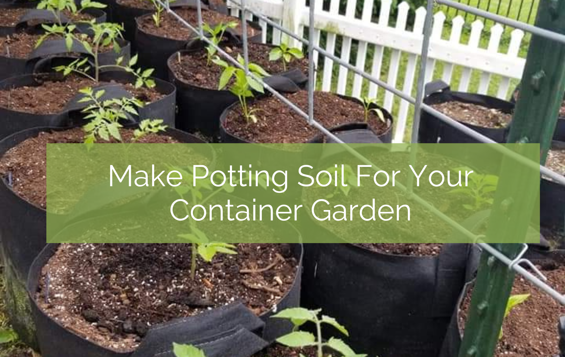 Make Potting Mix For Your Container Garden – Up On The Rooftop