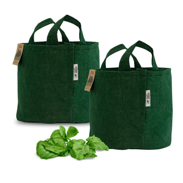 Forest Green Root Pouch Grow Bag Twin Packs