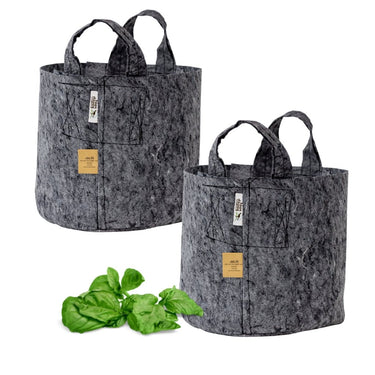 Grey Root Pouch Grow Bag Twin Packs